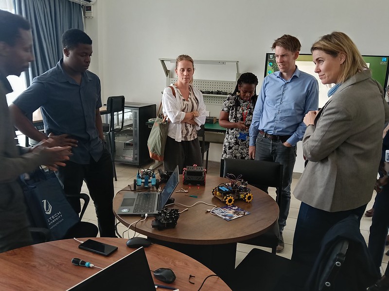 ICDK Africa delegation during a visit to Zetech University